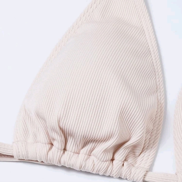 3 Piece Galetian Cream Bikini Set (L) - Picture 5 of 7